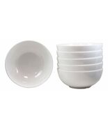 Ebros Pack Of 6 Large Contemporary Round White Jade Ramen Pho Vegetable ... - $1,818.65 MXN