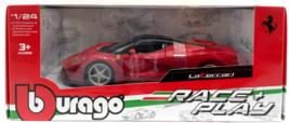 Bburago - 18-26001 - Race + Play - Ferrari LaFerrari - Scale 1:24 - Red - $735.69 MXN