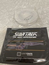 Loot Crate Star Trek U.S.S. Enterprise Coasters 4 Pack. Bridge Deck Wall Replica - £12.94 GBP