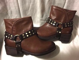UGG Australia Darling Studs Whiskey Leather Harness Ankle Boots US 5.5 new - £111.71 GBP