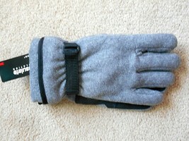 Men&#39;s 3M Thinsulate M/L Gray Gloves w/Black palm - £5.51 GBP