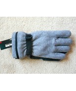 Men's 3M Thinsulate M/L Gray Gloves w/Black palm