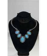 Fashion Elegant Chearm Tibetan Siliver Turquoise Necklace Western Cowgir... - $20.00