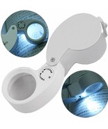 iLLuMiNaTEd Jewelers LOUPE 40x w/ LED Lights MAGNIFYING GLASS Jewelry Ma... - $25.48 CAD