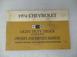 Chevy Pickup TCHEV20   1974 Owners Manual 17365 - £13.42 GBP