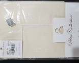 Yves Delorme Ivory King Sham Solid Piping Ecru Cotton Percale 500TC Chin... - $25.00