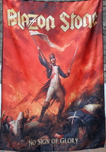 BLAZON STONE No Sign of Glory FLAG CLOTH POSTER BANNER CD Power Metal - £15.66 GBP