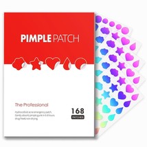 Pimple Patches for Face, Hydrocolloid Acne Patches, Cute Star (168 Counts) - £9.19 GBP