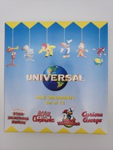 Universal Studios Mini Christmas Ornament Set of 12 1990&#39;s NOS Rocky Bullwinkle! - £12.81 GBP