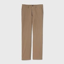 Men&#39;s Every Wear Straight Fit Chino Pants - Goodfellow &amp; Co Tan 30x32 - £19.65 GBP