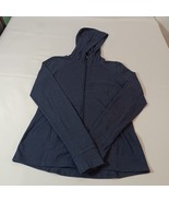 Tek Gear Women's Blue Cotton Blend Long Sleeve Full Zip Hoodie Jacket Sz... - $19.79