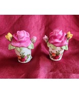 NIB - Royal Albert Old Country Roses SCULPTED FLORAL Salt and Pepper Sha... - $75.44 CAD