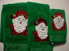(3) Set of ChristmasTowels-New-Towel/Kitchen Towel and Dish Cloth - £8.29 GBP