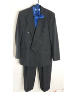 Oleg Cassini ITALIA Tuxedo With Vesuvio Napoli Vest And Bow Tie Mens - $841.73 MXN