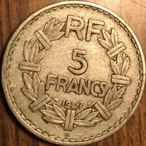 1947 France 5 Francs Coin - £1.45 GBP