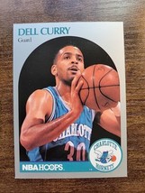 Dell Curry 1990-1991 NBA Hoops #52 - Charlotte Hornets - NBA - Fresh Pull - £1.77 GBP