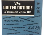 1958 The United Nations a Handbook of the UN - Charles E. Merrill Books  - £16.40 GBP