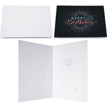 2 Pieces Personalized Voice Recordable Talking Greeting Card 40 Seconds Recordin - £21.20 GBP