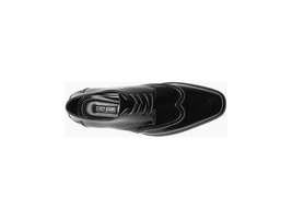 Men's Stacy Adams Kerrick Wingtip Oxford Dress Shoes Leather Black 20205-001 image 4