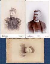 Rev. W. Montgomery Downey, Elizabeth, Mary (3) Photos - New Jersey, NY, PA - £41.60 GBP
