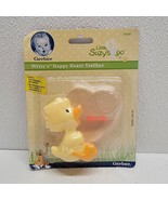 Vintage Gerber Little Suzy&#39;s Zoo Witzy&#39;s Happy Heart Teether Baby Toy - ... - $68.01 CAD