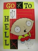 Family Guy Poster The Stewey Go To Hell Commercial - $45.41