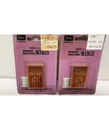 Vintage Sears Sewing Machine Needles Size #9 New Old Stock Lot Of 2 - €7,27 EUR