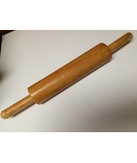 Vintage Heavy Flour Pastry Fondant Pie Pizza Wooden Rolling Pin Dough Ro... - $21.68 CAD