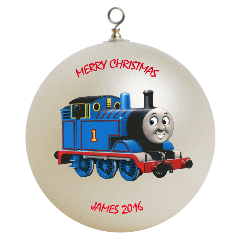 Personalized Thomas the Train Christmas Ornament Gift - £21.31 GBP