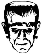 Frankenstein&#39;s Monster sticker VINYL DECAL Shelley Modern Prometheus Kar... - £5.67 GBP