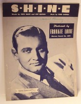 Shine Sheet Music Frankie Laine Cecil Mack Lew Brown Ford Dabney 1948 - £4.66 GBP