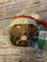 Mini 2 oz Black Santa Clause Espresso Mug Holiday Christmas Decor - $351.52 MXN