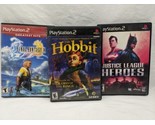 *AS IS* Lot Of (3) Playstation 2 Video Games Hobbit Justice League Final... - $24.05
