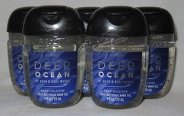 Bath &amp; Body Works PocketBac Hand Gel Lot Set of 5 DEEP OCEAN - $20.40