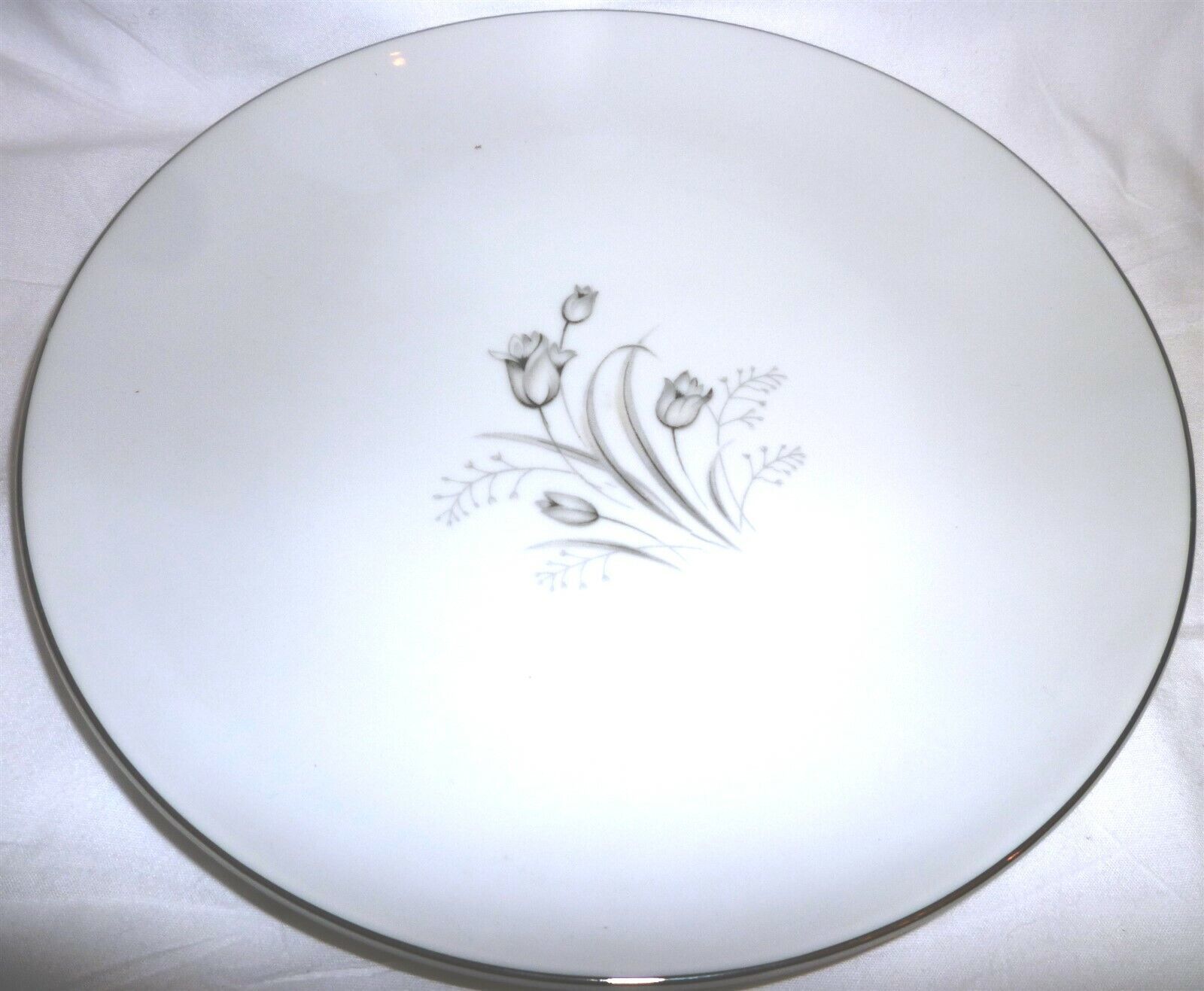 CREATIVE ROYAL ELEGANCE FINE JAPAN PORCELAIN TULIPS BREAD DESERT PLATE 6&quot; - $4.00