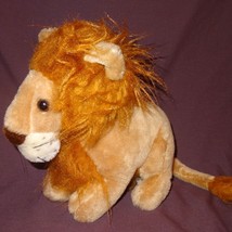 Lion Brown Tan  Toy Plush Stuffed Animal 9&quot; Cat Conesco Chase - £16.57 GBP