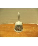 Vtg Avon Currier and Ives Porcelain Dinner Bell 1978 Made in Japan Chris... - €8,51 EUR
