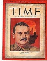Time Magazine Pacific Overseas Edition, 1946, Dec 9,  Russia&#39;s ZHDANOV - £7.53 GBP