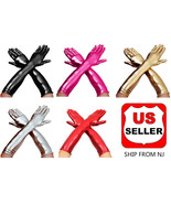 Women&#39;s 17 &quot; Long Satin Cosplay Finger Gloves - £5.49 GBP