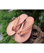 Women&#39;s Handmde Greek Leather Flip Flop Strappy Sandals - £29.75 GBP+