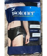 Isotoner ~ 4-Pair Mens Basic Brief Underwear Cotton Blend Breathable Bla... - $34.07 CAD