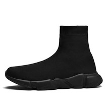 Unisex High Top Sock Sneakers Plus 35-47 Men Women Slip on Running Shoes Mens Sh - £39.54 GBP