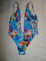 Beach Bunny Wave Lengths One Piece Swimsuit Multicolor size L XL-$205-NWOT - $82.64