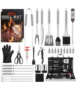 Grill Set Bbq Tools Grilling Tools Set Gifts For Men, 34Pcs Stainless St... - £53.15 GBP