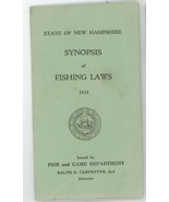 1941 NH SynopsisFishing Laws booklet Proulx Hardware Manchestersporting ... - £11.19 GBP