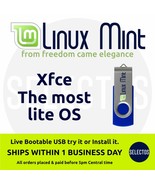 Linux Mint 21.1 Vera Xfce Edition 16Gb USB Boot / Live USB Linux OS - $11.99