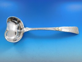 Lap Over Edge Mixed Metals by Tiffany Sterling Silver Soup Ladle w/ Frog 11 1/2&quot; - £5,480.12 GBP