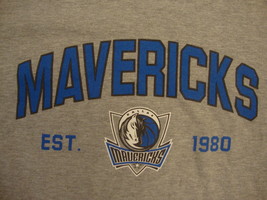 NBA Dallas Mavericks National Basketball Association Fan Gray T Shirt M - £11.86 GBP