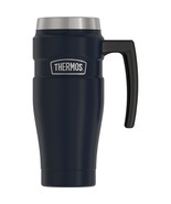 THERMOS Stainless King Vacuum-Insulated Travel Mug, 16 Ounce, Midnight Blue - £42.48 GBP
