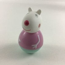 Peppa Pig Weebles Suzy Sheep 3&quot; Figure Character Toy Collectible 2013 Hasbro - £21.61 GBP